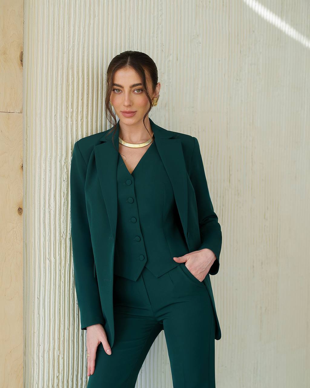 Three-Piece Suit (Blazer, Vest, Trousers) 3402 - Image 2