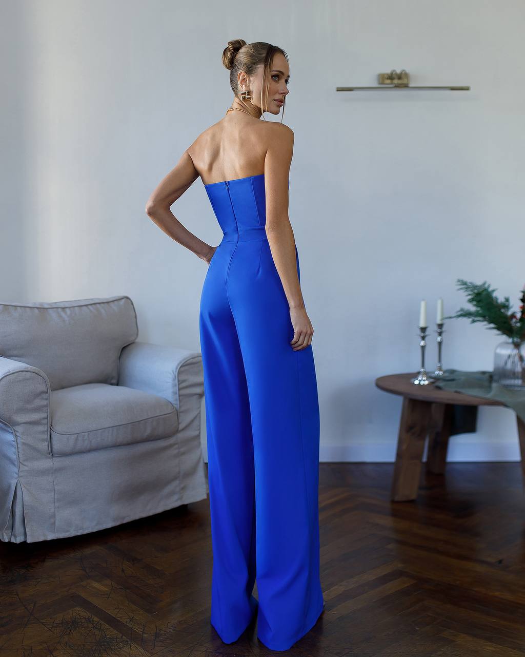 Jumpsuit with Deep Neckline and Slit 4323 - Image 22