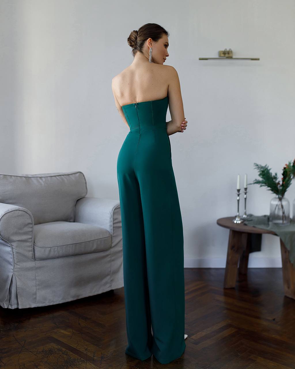 Jumpsuit with Deep Neckline and Slit 4323 - Image 25